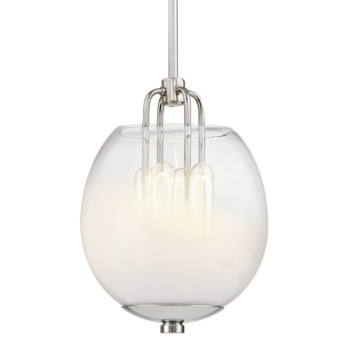 Hudson Valley 5709-PN Four Light Pendant, Polished Nickel
