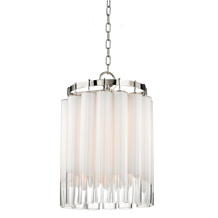 Hudson Valley 8915-PN Four Light Chandelier, Polished Nickel