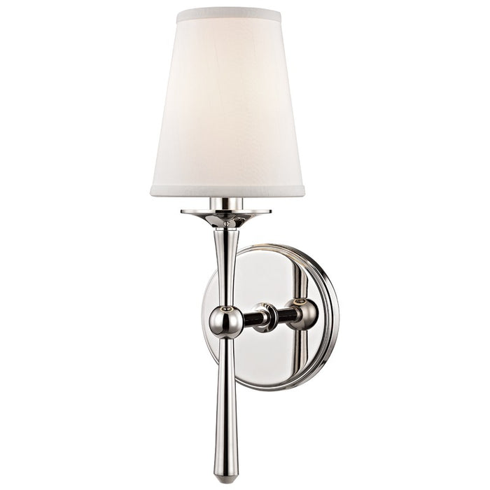 Hudson Valley 9210-PN One Light Wall Sconce, Polished Nickel