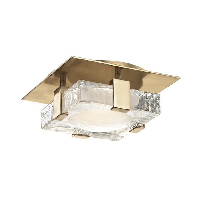 Hudson Valley 9808-AGB LED Wall Sconce, Aged Brass