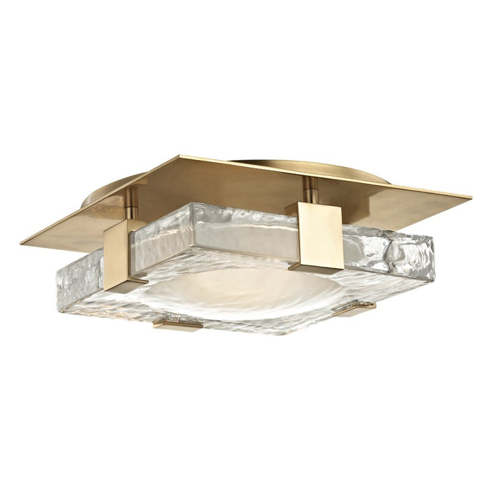 Hudson Valley 9811-AGB LED Wall Sconce, Aged Brass