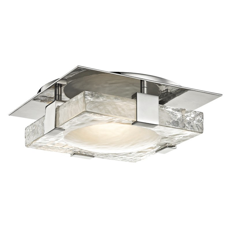 Hudson Valley 9811-PN LED Wall Sconce, Polished Nickel