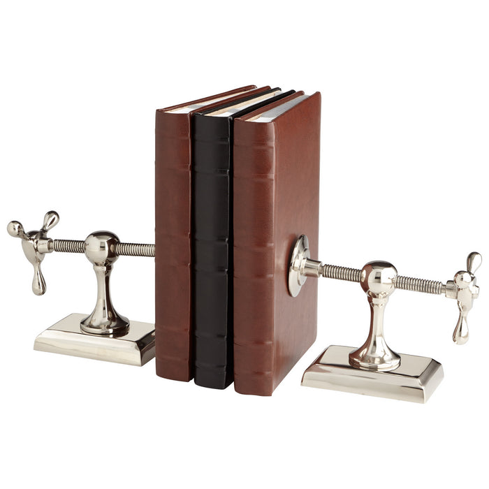 Cyan 07034 Bookends, Nickel