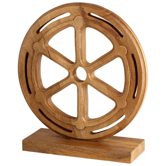 Cyan 07165 Sculpture, Bleached Reclaimed Wood