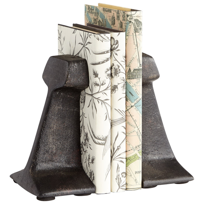 Cyan 07230 Bookends, Zinc