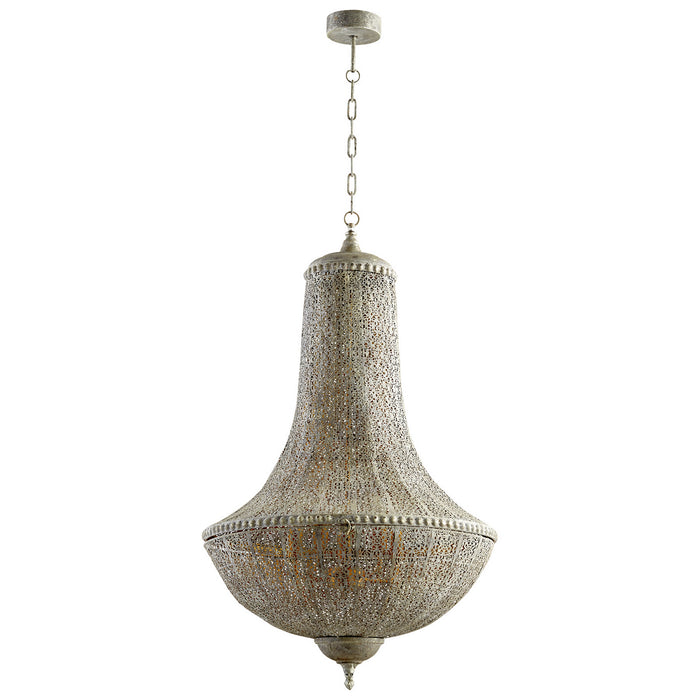 Cyan 07243 Five Light Pendant, Antique Silver
