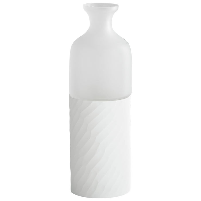 Cyan 07368 Vase, Clear And White