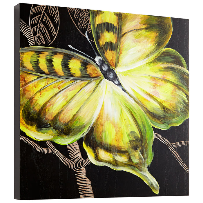 Cyan 07508 Wall Art, Black / Green