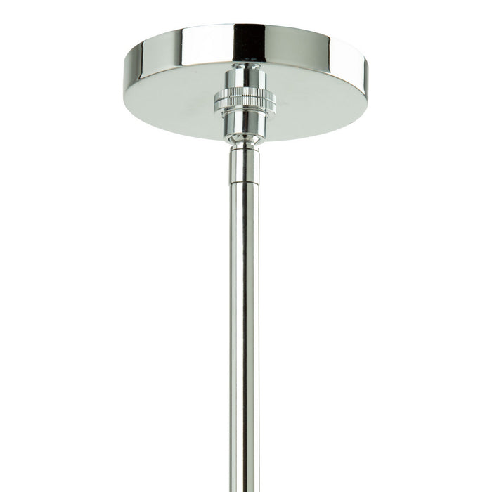 Artcraft SC13126CB Six Light Chandelier, Chrome & Brushed Nickel