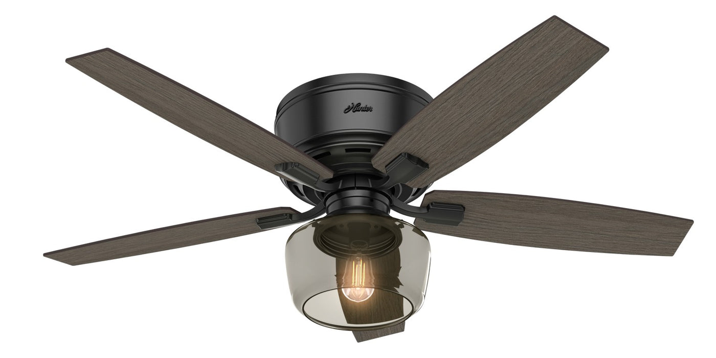 Hunter 53393 52" Ceiling Fan, Matte Black