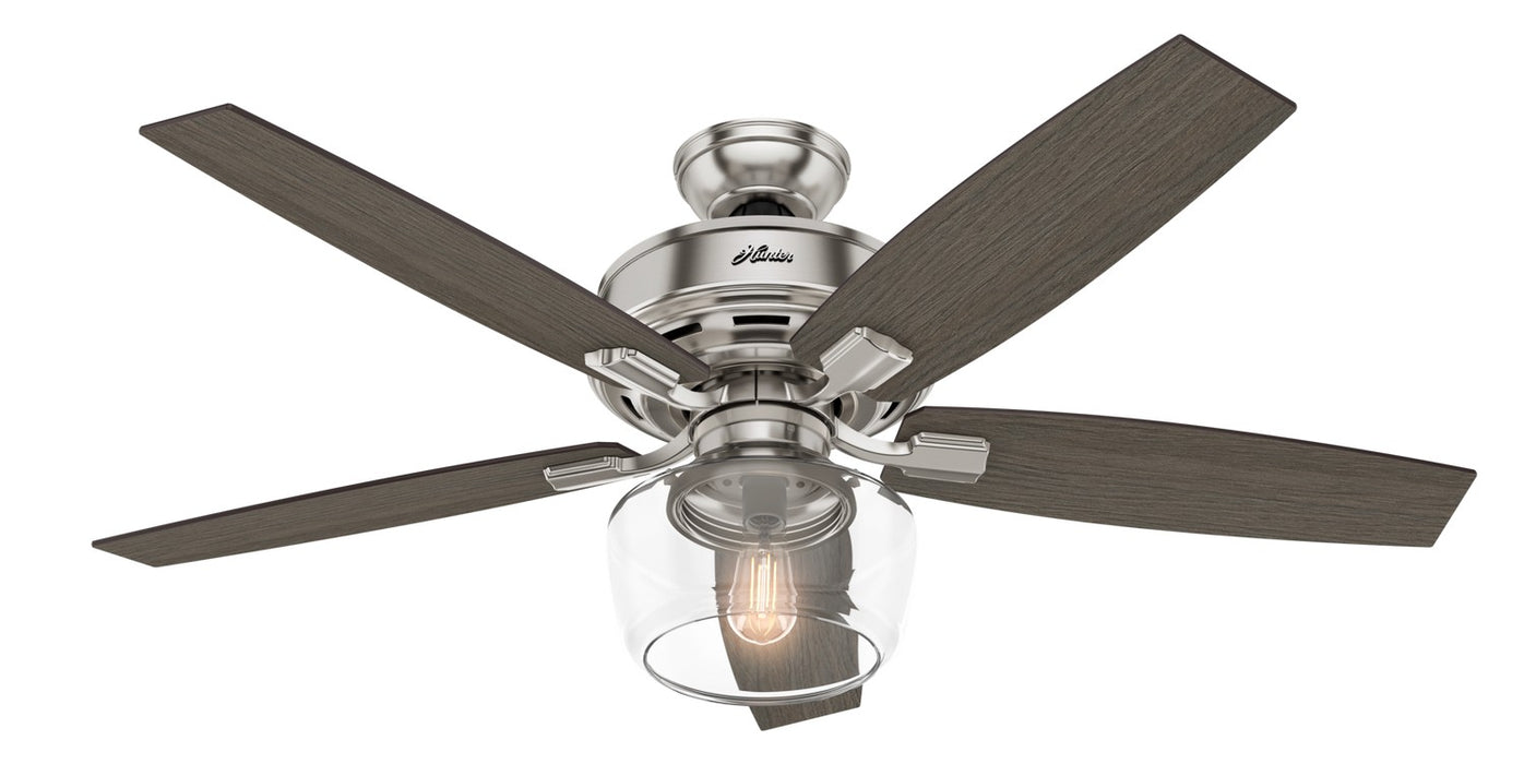 Hunter 54188 52" Ceiling Fan, Brushed Nickel