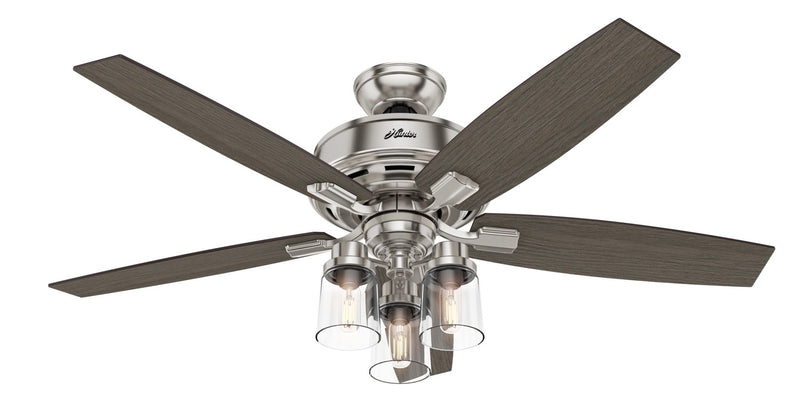 Hunter 54190 52" Ceiling Fan, Brushed Nickel