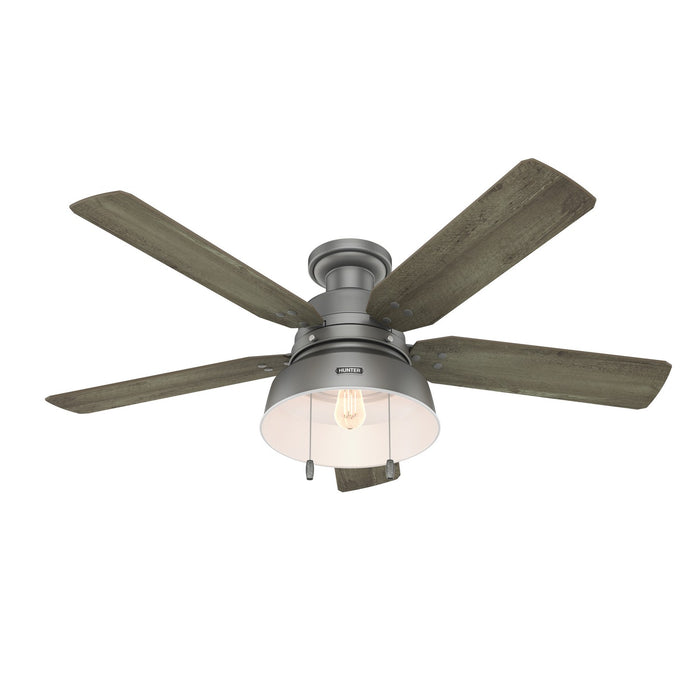 Hunter 59311 52" Ceiling Fan, Matte Silver