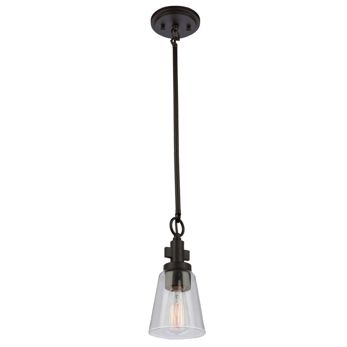 Artcraft AC10761OB One Light Pendant, Oil Rubbed Bronze
