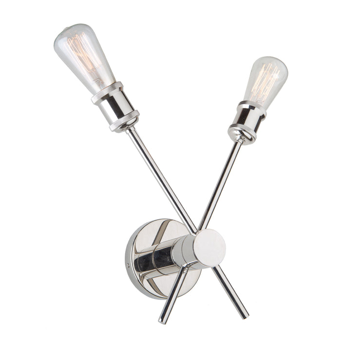 Artcraft AC10781PN Two Light Wall Mount, Polished Nickel