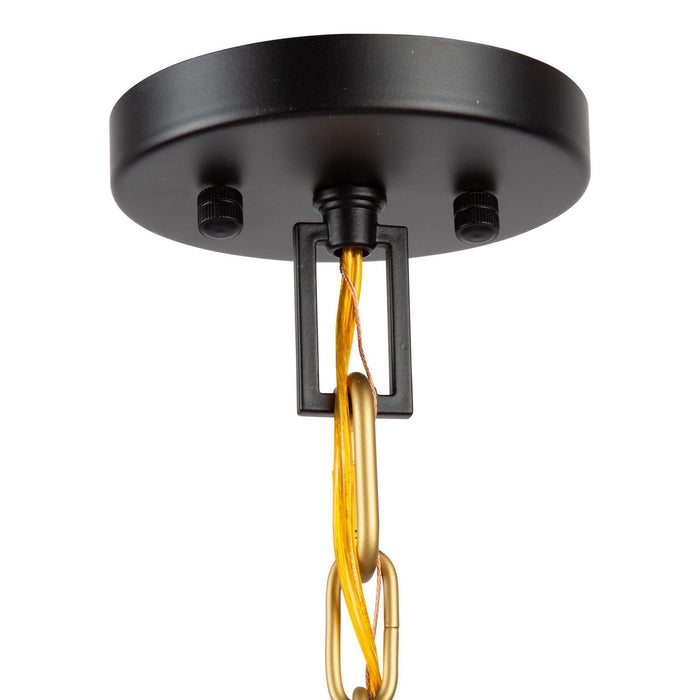 Artcraft AC10951 One Light Chandelier, Oil Rubbed Bronze
