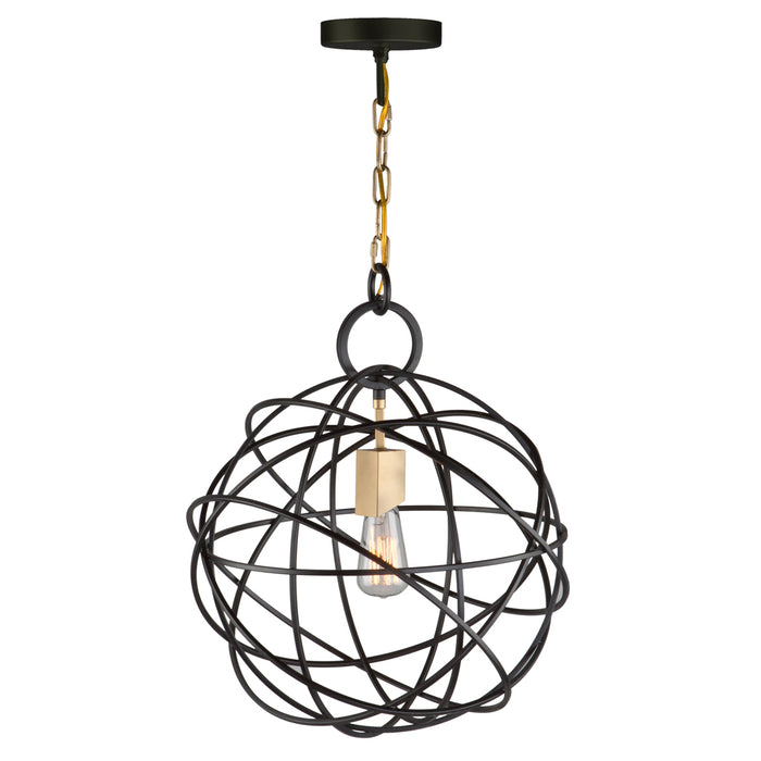 Artcraft AC10951 One Light Chandelier, Oil Rubbed Bronze