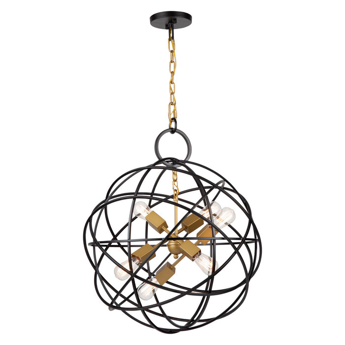 Artcraft AC10957 Seven Light Chandelier, Oil Rubbed Bronze
