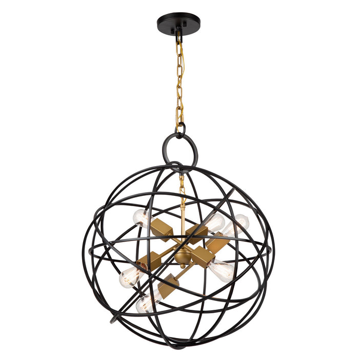 Artcraft AC10957 Seven Light Chandelier, Oil Rubbed Bronze