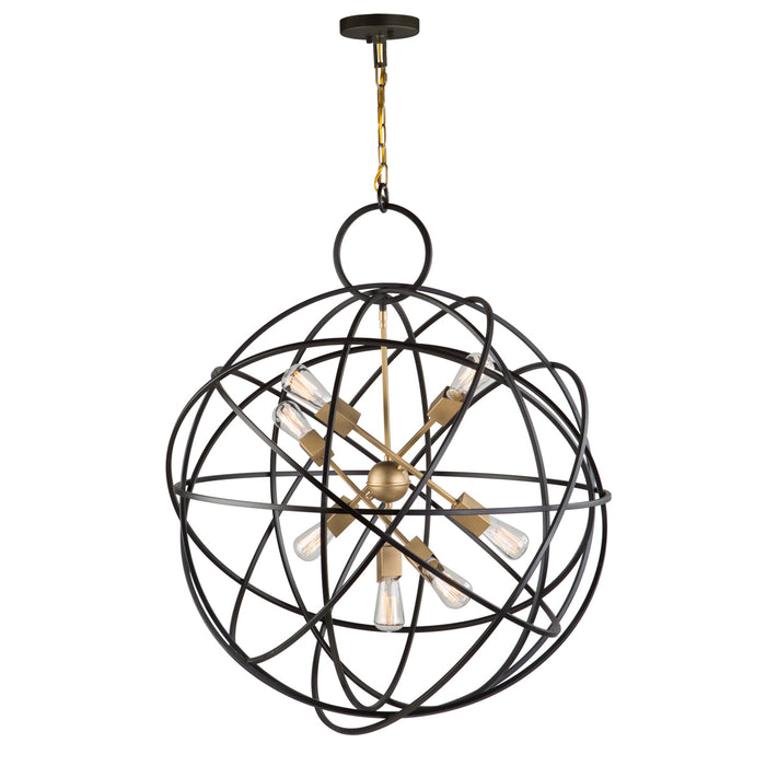 Artcraft AC10957 Seven Light Chandelier, Oil Rubbed Bronze