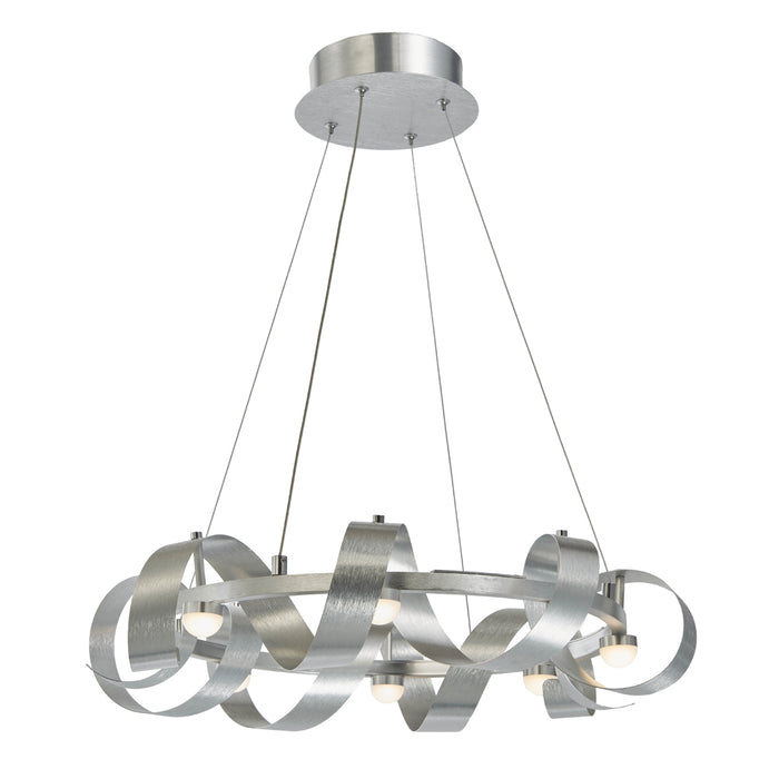 Artcraft AC7210BA LED Chandelier, Brushed Aluminum
