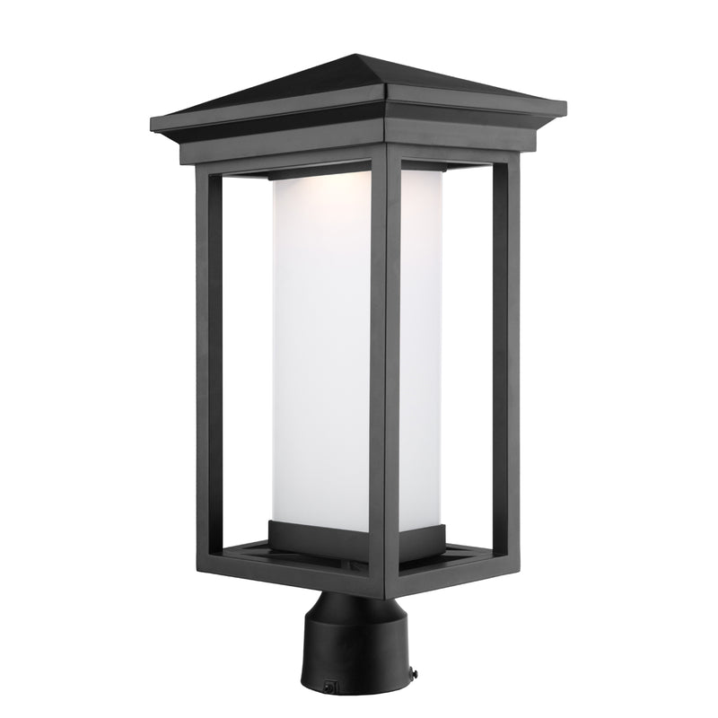 Artcraft AC9133BK LED Post Lantern, Black