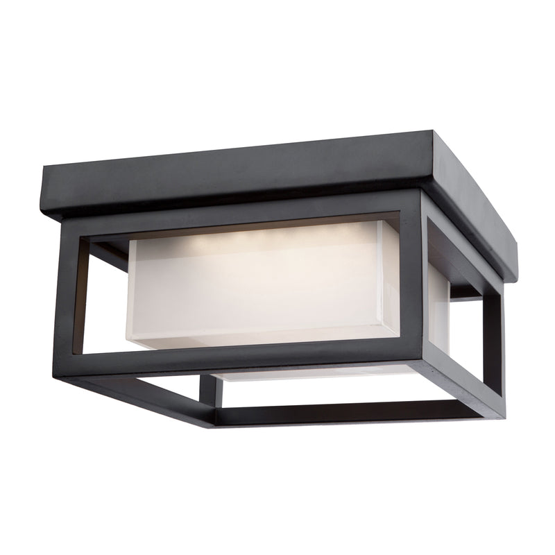 Artcraft AC9136BK LED Outdoor Flush Mount, Black