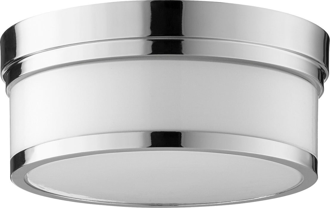 Quorum 3509-12-62 Two Light Ceiling Mount, Polished Nickel