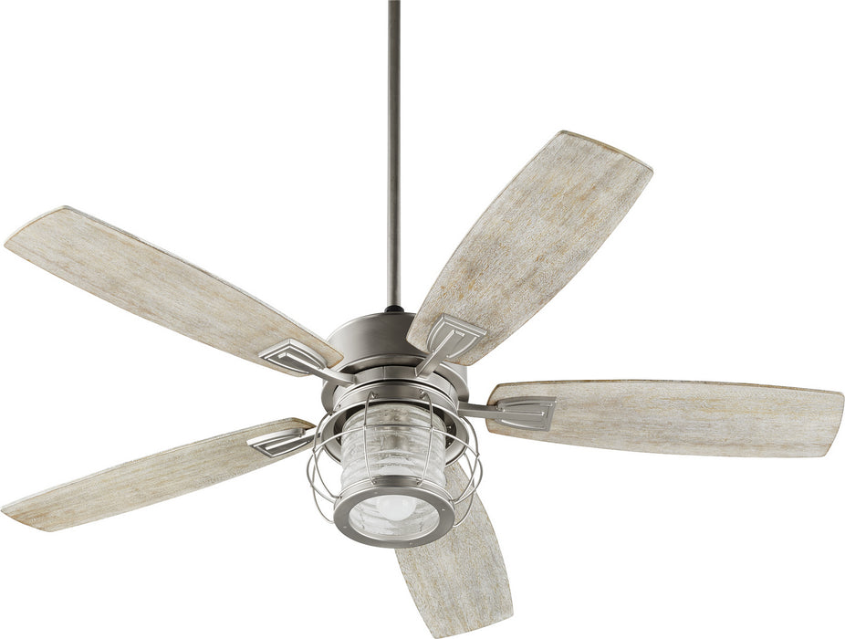 Quorum 3525-65 52" Ceiling Fan, Satin Nickel