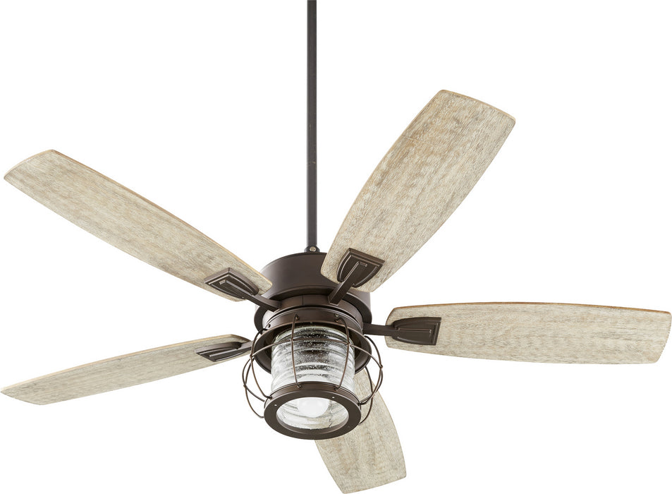 Quorum 3525-86 52" Ceiling Fan, Oiled Bronze