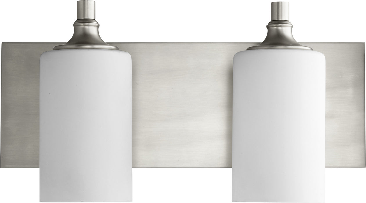 Quorum 5009-2-65 Two Light Vanity, Satin Nickel