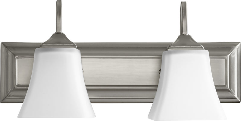Quorum 5104-2-65 Two Light Vanity, Satin Nickel