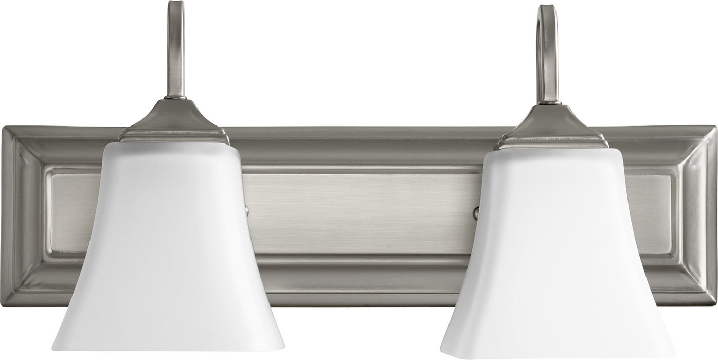 Quorum 5104-2-65 Two Light Vanity, Satin Nickel