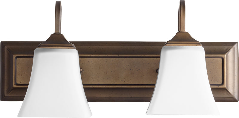 Quorum 5104-2-86 Two Light Vanity, Oiled Bronze