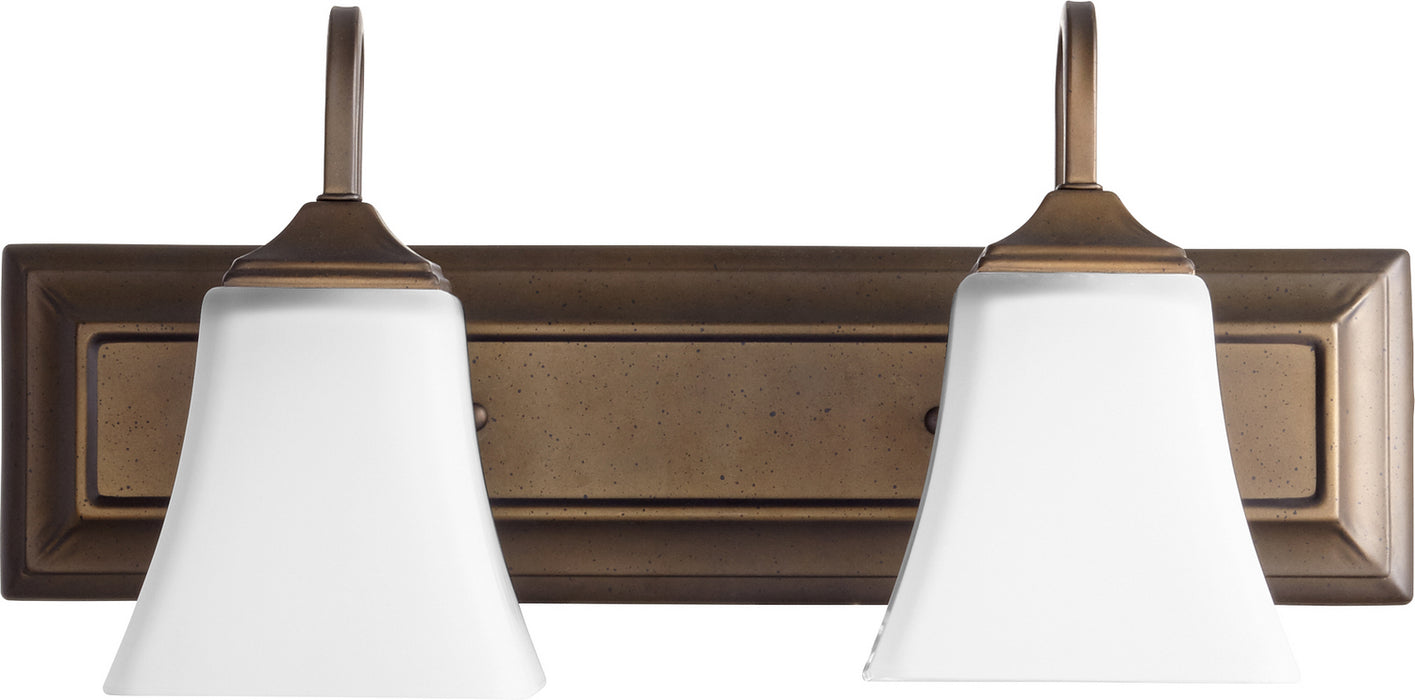 Quorum 5104-2-86 Two Light Vanity, Oiled Bronze