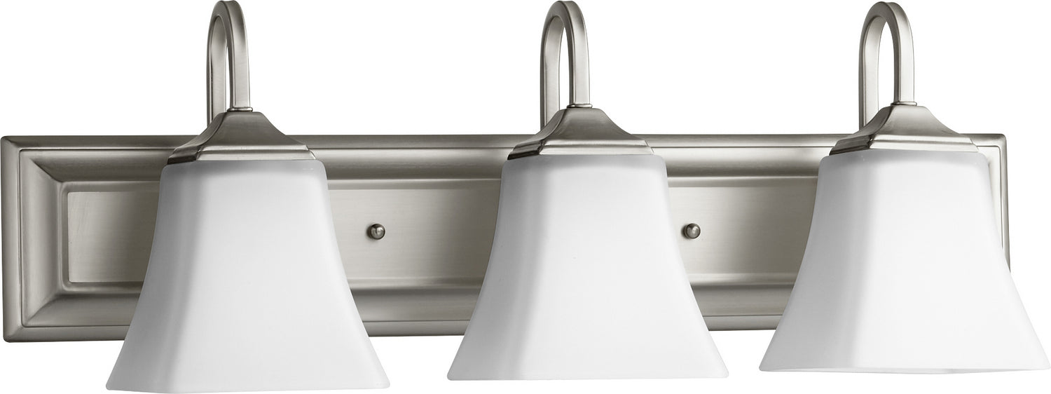 Quorum 5104-3-65 Three Light Vanity, Satin Nickel
