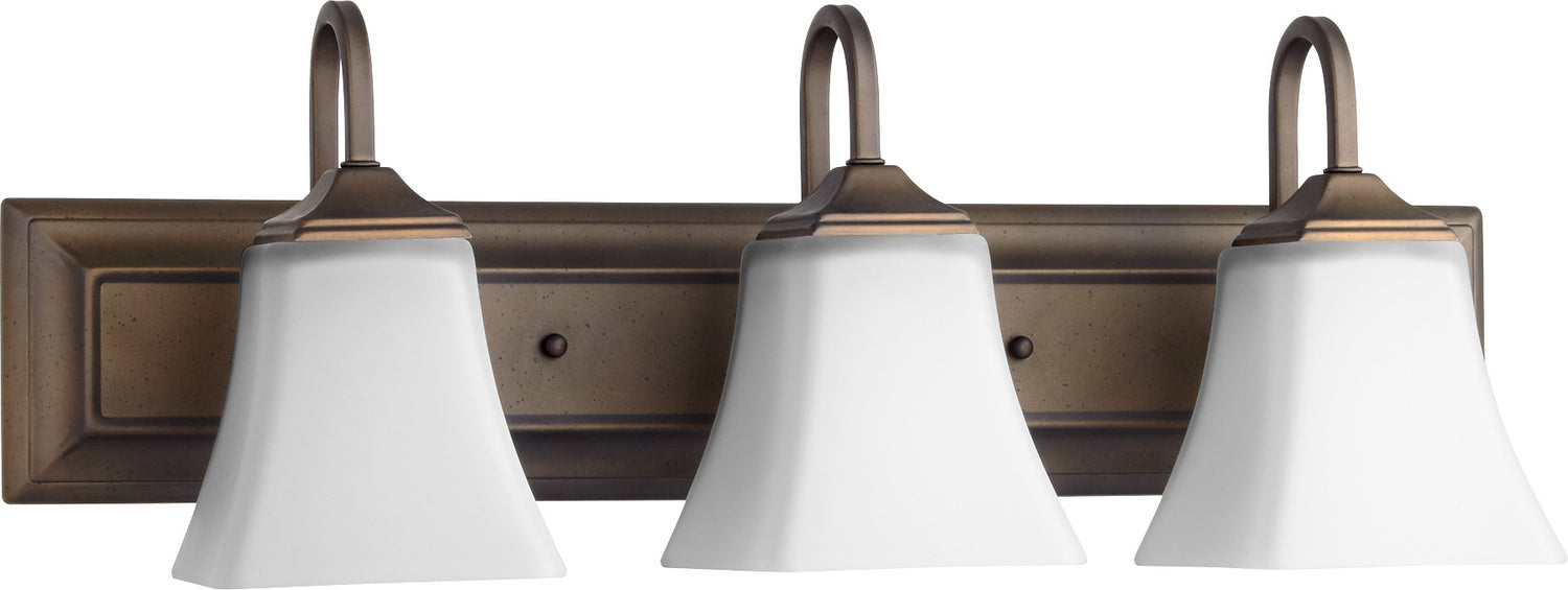 Quorum 5104-3-86 Three Light Vanity, Oiled Bronze