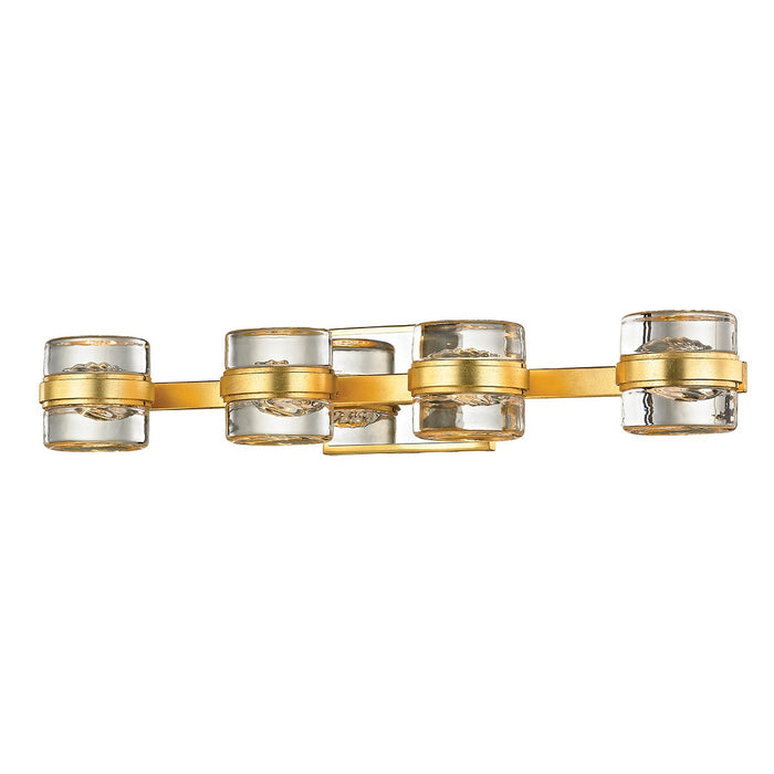 Troy Lighting B5684-GL Four Light Bath and Vanity, Gold Leaf