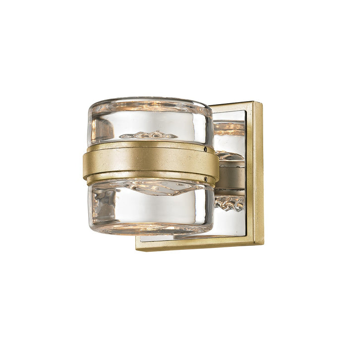 Troy Lighting B5691-SL One Light Bath and Vanity, Silver Leaf