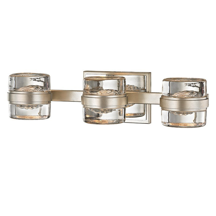 Troy Lighting B5693-SL Three Light Bath And Vanity, Silver Leaf