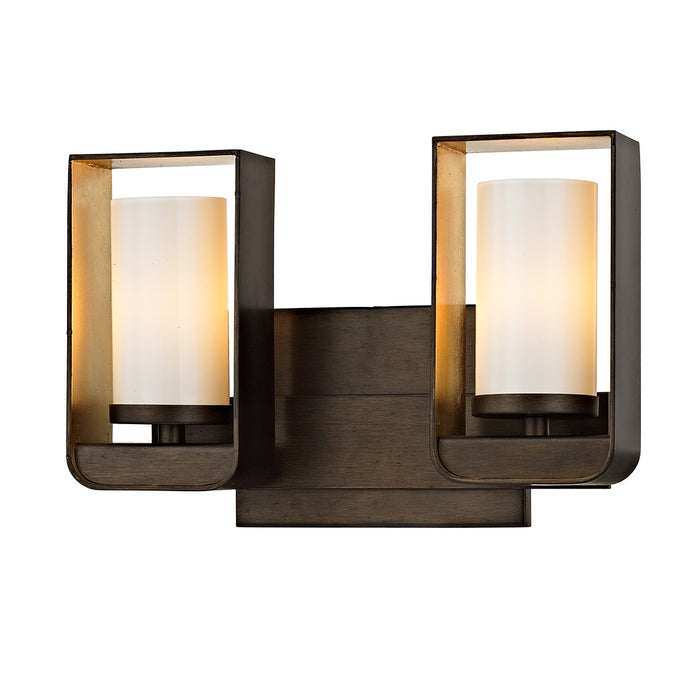 Troy Lighting B5702 LED Bath, Bronze With Gold Leaf Accent