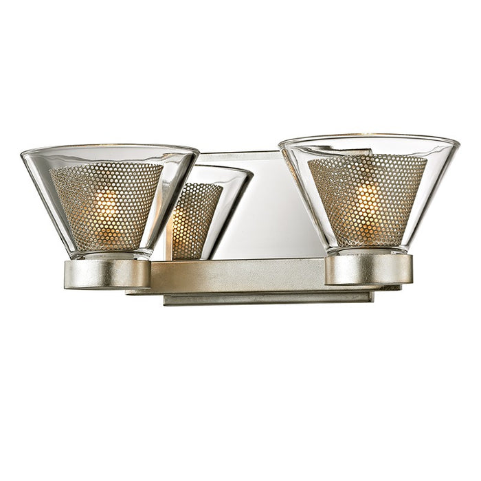 Troy Lighting B5832 LED Wall Bath, Silver Leaf