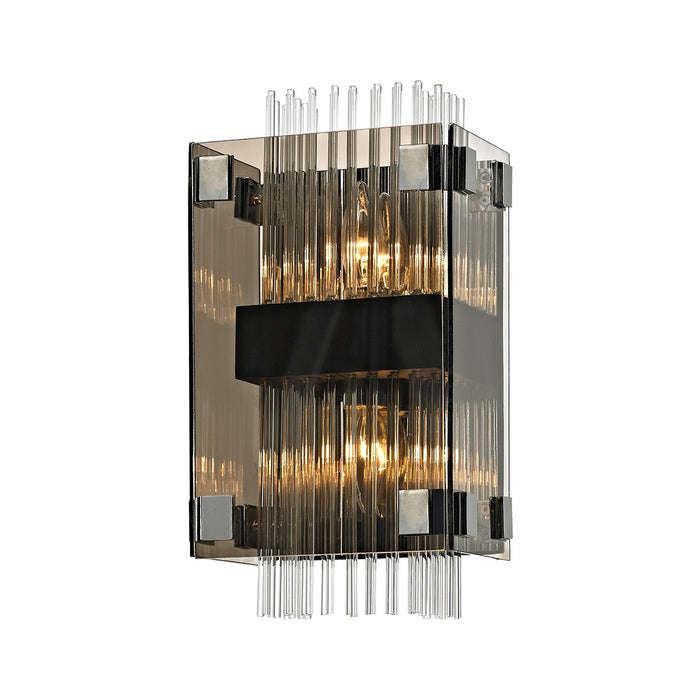 Troy Lighting B5902-BRZ/PC Two Light Wall Sconce, Bronze