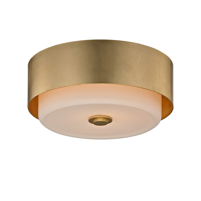 Troy Lighting C5661-GL Two Light Flush Mount, Gold Leaf