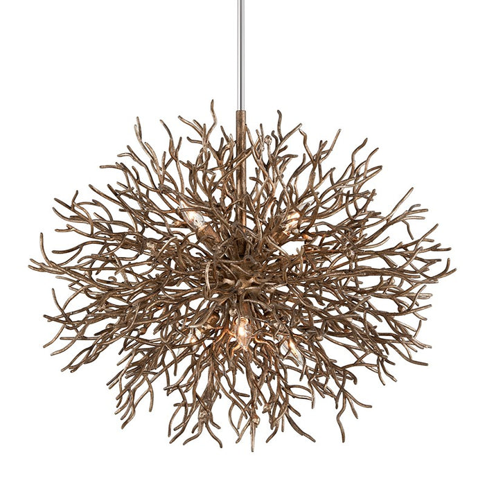 Troy Lighting F6096-VZ Six Light Chandelier, Vienna Bronze