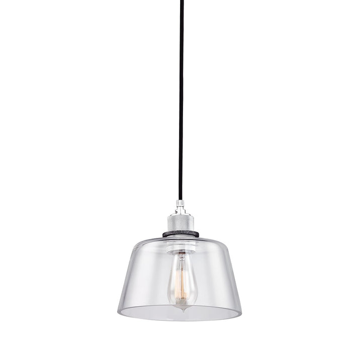 Troy Lighting F6152-OS/PA One Light Pendant, Old Silver Polished Aluminum