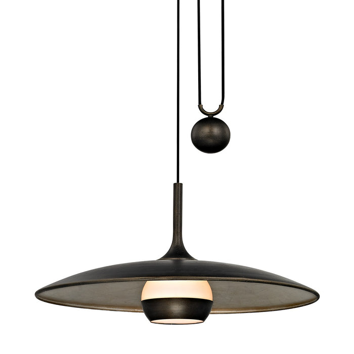 Troy Lighting F5866-VBZ/WSL One Light Pendant, Vintage Bronze