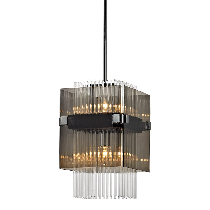 Troy Lighting F5904-BRZ/PC Two Light Pendant, Bronze