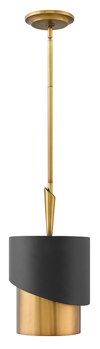 Fredrick Ramond FR34317HBR LED Pendant, Heritage Brass