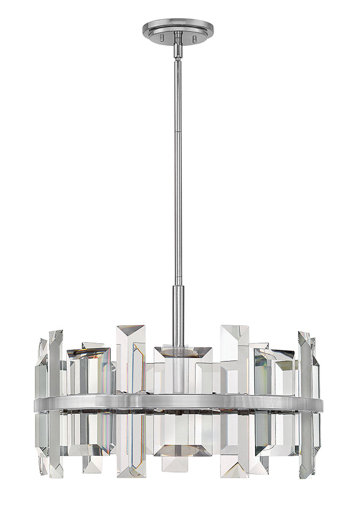 Fredrick Ramond FR39214PNI LED Chandelier, Polished Nickel